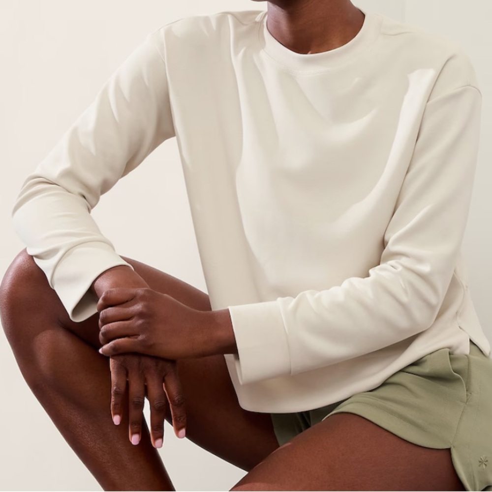 Athleta Seasoft Crewneck Sweatshirt XXS